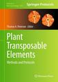 Couverture de l'ouvrage Plant Transposable Elements