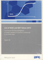 Couverture de l'ouvrage List of MAK and BAT Values 2013