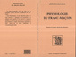 Couverture de l'ouvrage PHYSIOLOGIE DU FRANC-MAÇON