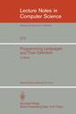 Couverture de l'ouvrage Programming Languages and their Definition