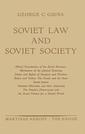 Couverture de l'ouvrage Soviet Law and Soviet Society