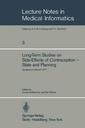 Couverture de l'ouvrage Long-Term Studies on Side-Effects of Contraception — State and Planning