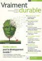 Couverture de l'ouvrage Vraiment durable N4. Quelles valeurs pour le développement durable ?