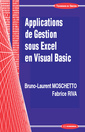 Couverture de l'ouvrage Applications de gestion sous Excel en Visual Basic