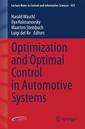 Couverture de l'ouvrage Optimization and Optimal Control in Automotive Systems