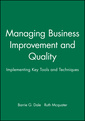 Couverture de l'ouvrage Managing Business Improvement and Quality