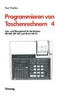 Couverture de l'ouvrage Lehr- und Übungsbuch für die Rechner HP-29C/HP-19C und HP-67/HP-97