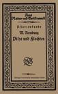 Couverture de l'ouvrage Pflanzenkunde Pilze und Flechten