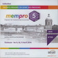 Couverture de l'ouvrage MEMPRO 5 (Toulouse, 9, 10, 11 avril 2014)