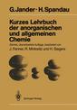Couverture de l'ouvrage Kurzes Lehrbuch der anorganischen und allgemeinen Chemie