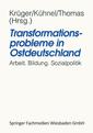 Couverture de l'ouvrage Transformationsprobleme in Ostdeutschland