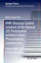 Couverture de l'ouvrage NMR-Bioassay Guided Isolation of the Natural 20S Proteasome Inhibitors from Photorhabdus Luminescens