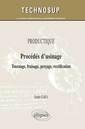 Couverture de l'ouvrage PRODUCTIQUE - Procédés d’usinage - Tournage, fraisage, perçage, rectification (niveau A)