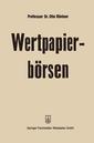 Couverture de l'ouvrage Wertpapierbörsen