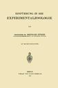 Couverture de l'ouvrage Einführung in die Experimentalzoologie