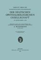 Couverture de l'ouvrage Bericht über die Einundfünfzigste Zusammenkunft der Deutschen Ophthalmologischen Gesellschaft