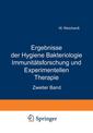 Couverture de l'ouvrage Ergebnisse der Hygiene Bakteriologie Immunitätsforschung und Experimentellen Therapie