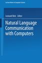 Couverture de l'ouvrage Natural Language Communication with Computers
