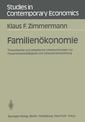 Couverture de l'ouvrage Familienökonomie