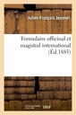Couverture de l'ouvrage Formulaire officinal et magistral international