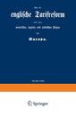 Couverture de l'ouvrage englische Tarifreform und ihre materiellen, sozialen und politischen Folgen für Europa
