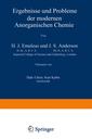 Couverture de l'ouvrage Ergebnisse und Probleme der Modernen Anorganischen Chemie