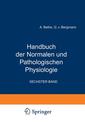 Couverture de l'ouvrage Handbuch der Normalen und Pathologischen Physiologie