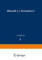 Couverture de l'ouvrage Akustik I / Acoustics I