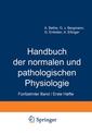 Couverture de l'ouvrage Handbuch der normalen und pathologischen Physiologie