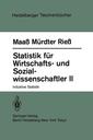 Couverture de l'ouvrage Statistik für Wirtschafts- und Sozialwissenschaftler II