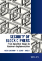 Couverture de l'ouvrage Security of Block Ciphers