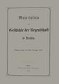 Couverture de l'ouvrage Materialien zur Geschichte der Regentschaft in Preußen