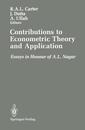 Couverture de l'ouvrage Contributions to Econometric Theory and Application