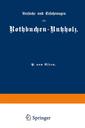 Couverture de l'ouvrage Versuche und Erfahrungen mit Rothbuchen-Nutzholz
