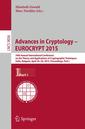 Couverture de l'ouvrage Advances in Cryptology - EUROCRYPT 2015