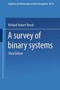 Couverture de l'ouvrage A Survey of Binary Systems