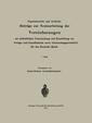 Couverture de l'ouvrage Experimentelle und kritische Beiträge zur Neubearbeitung der Vereinbarungen zur einheitlichen Untersuchung und Beurteilung von Nahrungs- und Genußmitteln sowie Gebrauchsgegenständen für das Deutsche Reich