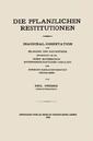 Couverture de l'ouvrage Die Pflanzlichen Restitutionen