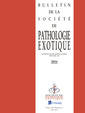 Couverture de l'ouvrage Bulletin de la Société de pathologie exotique Vol. 109 N° 2 - Mai 2016