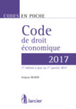 Couverture de l'ouvrage Code de droit économique 2017
