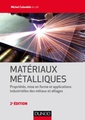 Couverture de l'ouvrage Matériaux métalliques - 2e éd