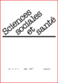 Couverture de l'ouvrage Revue sciences sociales et santé - Volume 35 n°2 - Juin 2017