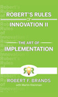 Couverture de l'ouvrage Robert's Rules of Innovation II