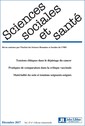 Couverture de l'ouvrage Revue Sciences Sociales et Santé. Vol 35 - N°4 - Décembre 2017