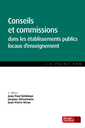 Couverture de l'ouvrage CONSEILS ET COMMISSIONS DANS LES ÉTABLISSEMENTS PUBLICS LOCAUX (5e éd.)