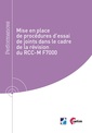 Couverture de l'ouvrage Mise en place de procédures d'essai de joints dans le cadre de la révision du RCC-M-F7000 (Réf : 9Q312)