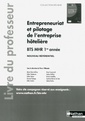 Couverture de l'ouvrage Entrepreneuriat et pilotage de l'entreprise hoteliere - bts1 (bts mhr) - professeur - 2018