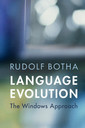 Couverture de l'ouvrage Language Evolution