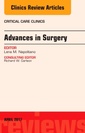 Couverture de l'ouvrage Advances in Surgery, An Issue of Critical Care Clinics