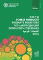 Couverture de l'ouvrage Yearbook of Forest Products 2016 (Multinlingual Ed. En/Fr/ Es/Ar/Ch)